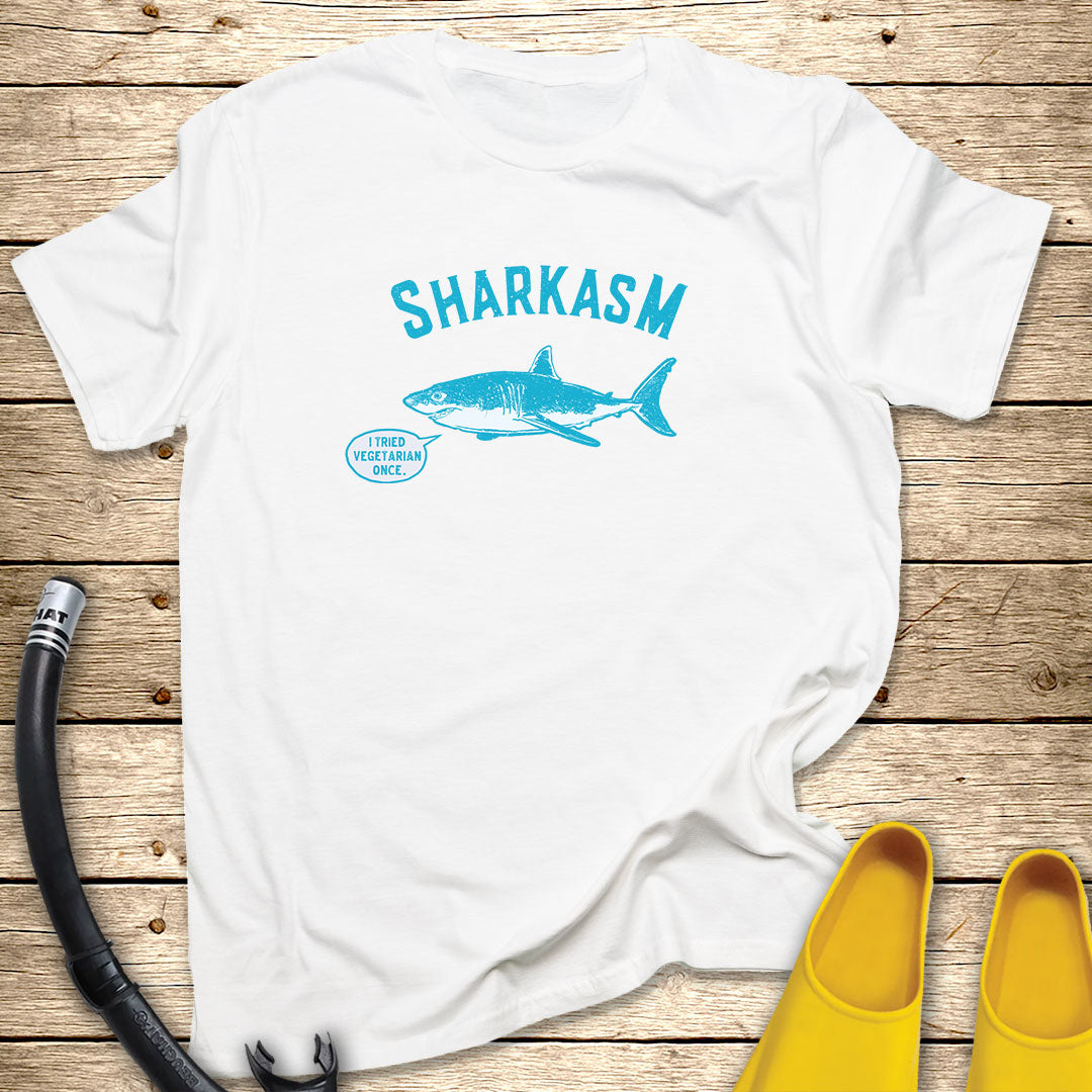 Sharkasm Tee