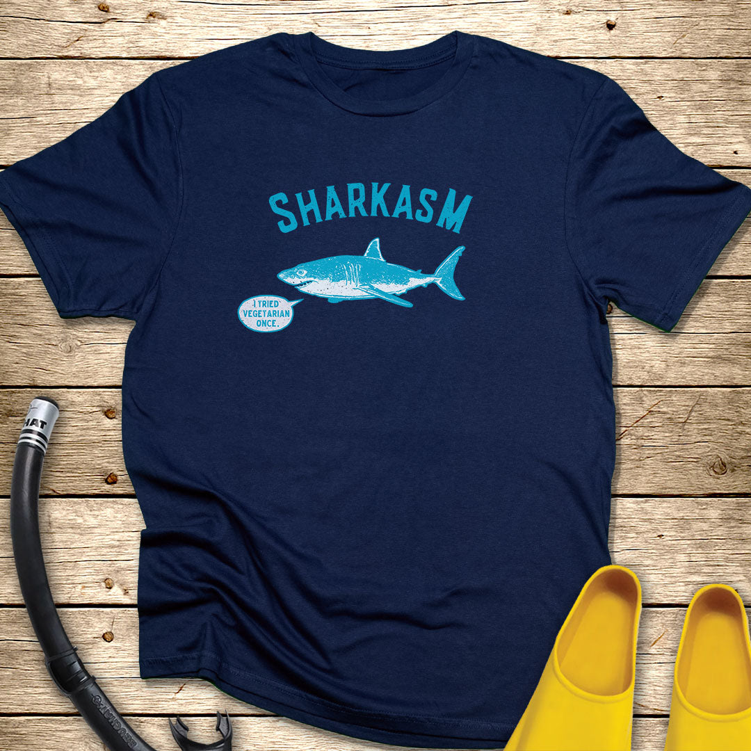 Sharkasm Tee