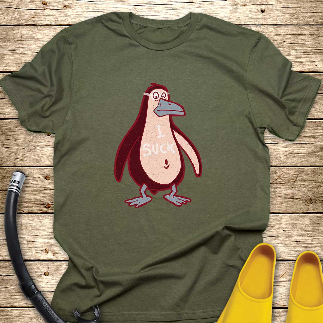 I Suck, Penguin T-Shirt