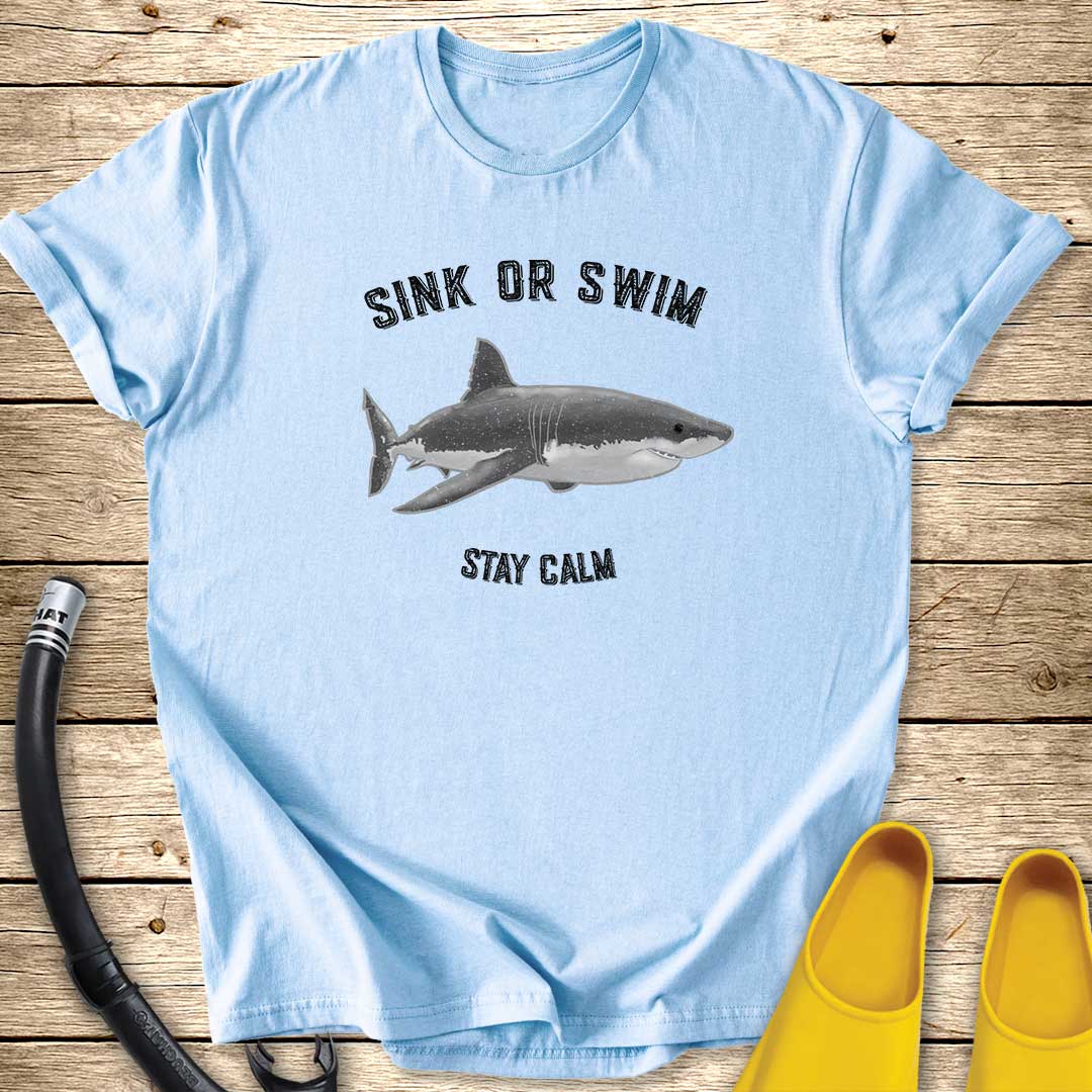 Sink Or Swim Shark T-Shirt