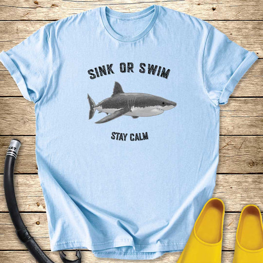 Sink Or Swim Shark T-Shirt