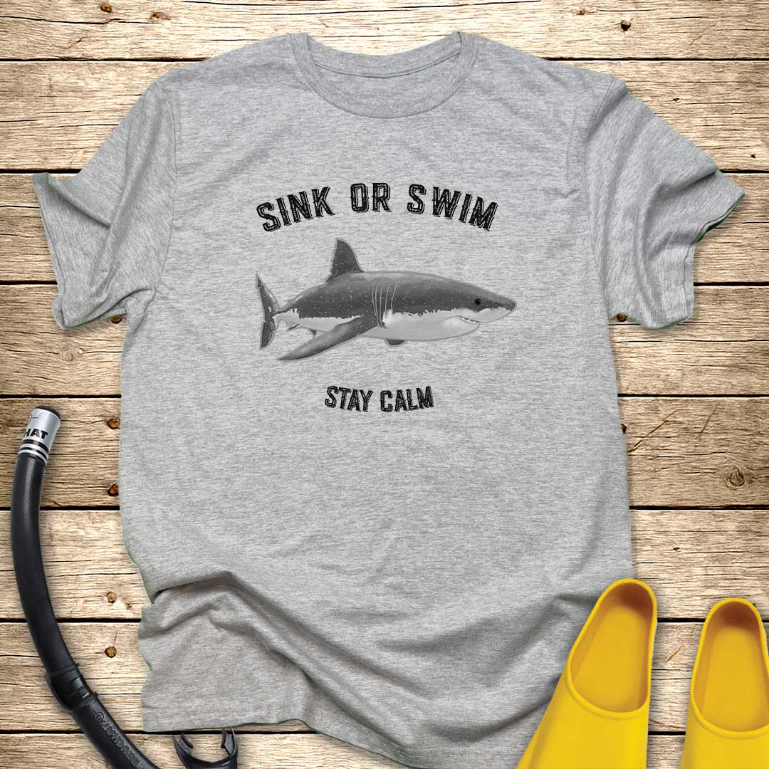 Sink Or Swim Shark T-Shirt