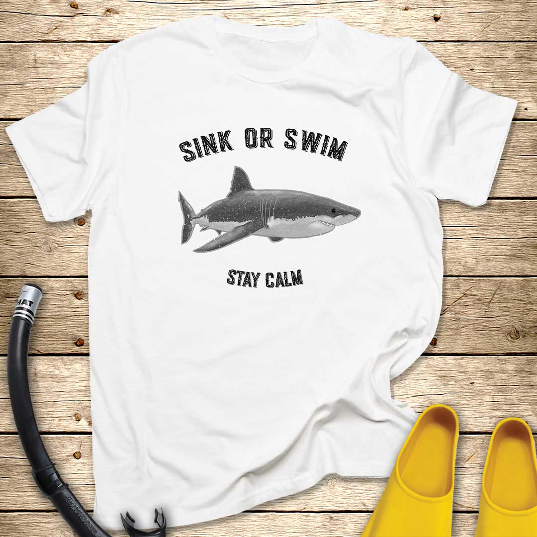 Sink Or Swim Shark T-Shirt
