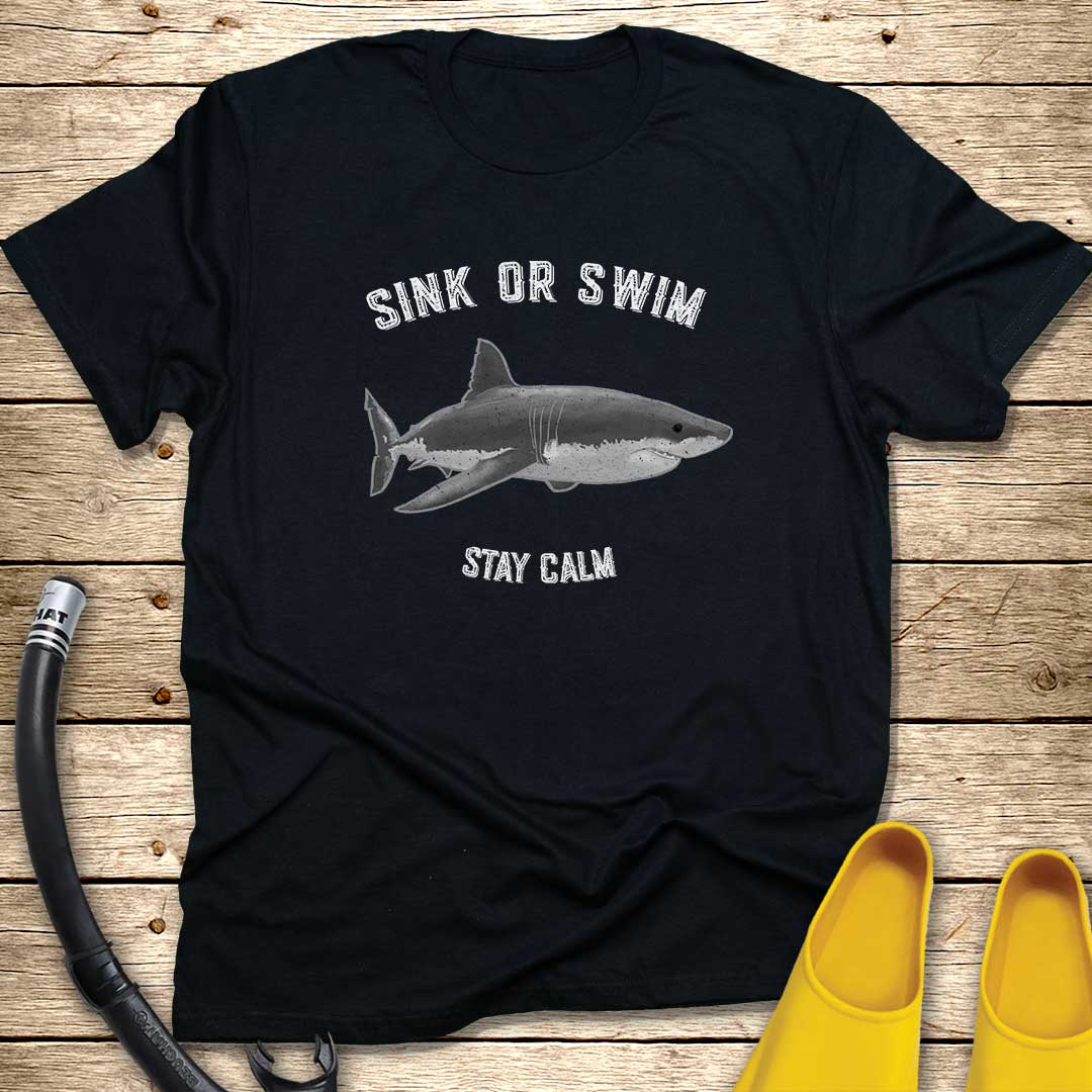 Sink Or Swim Shark T-Shirt