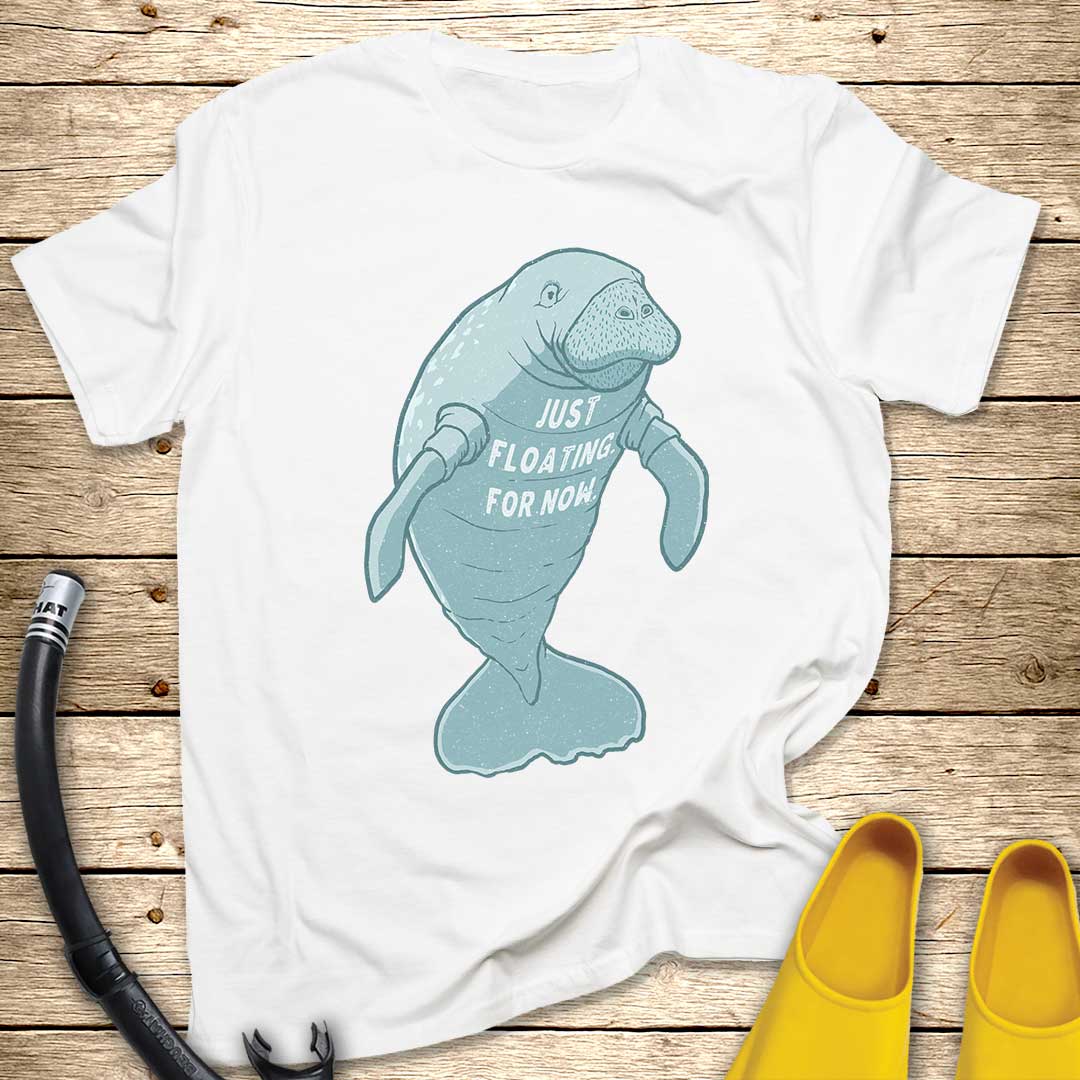 Floating Manatee T-Shirt