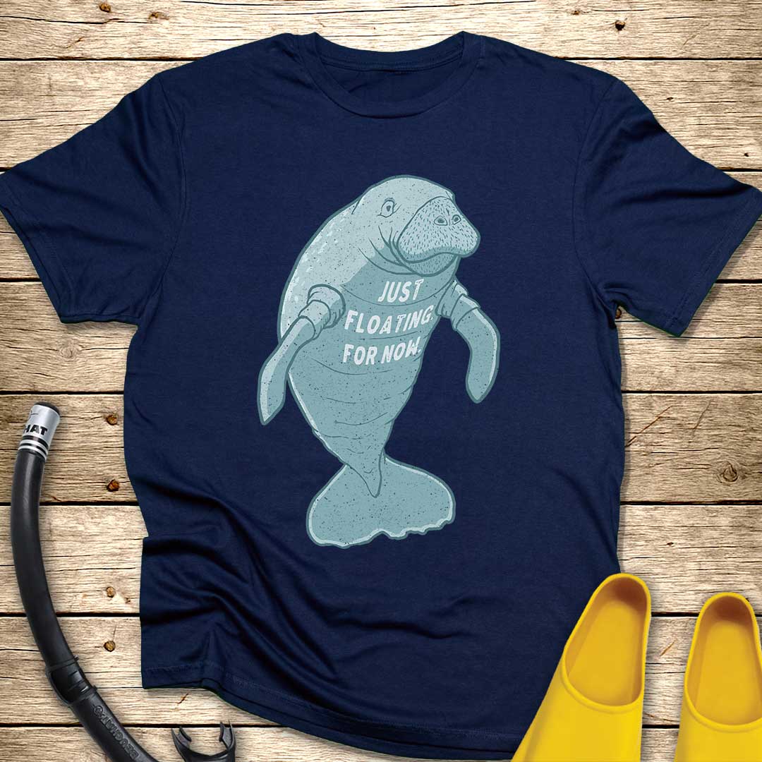 Floating Manatee T-Shirt