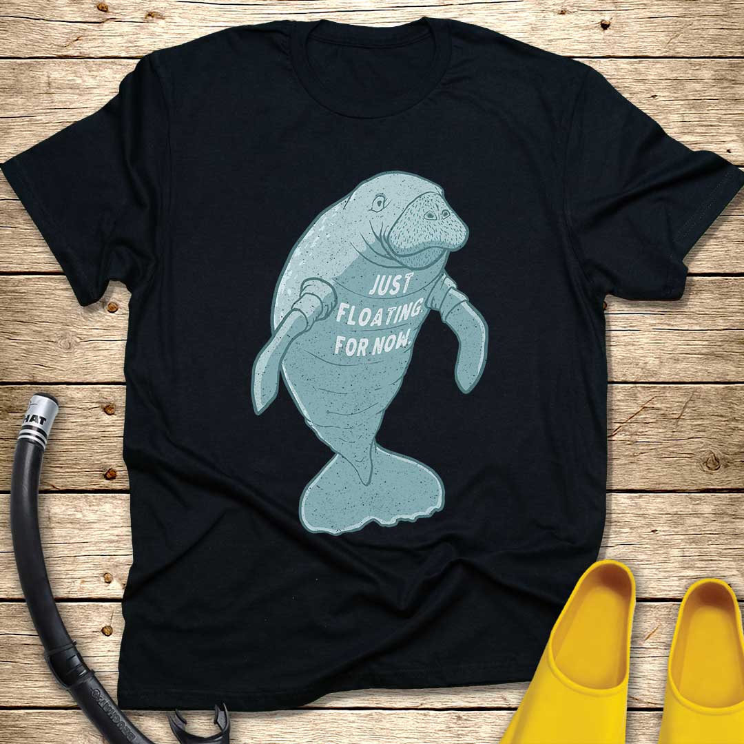 Floating Manatee T-Shirt