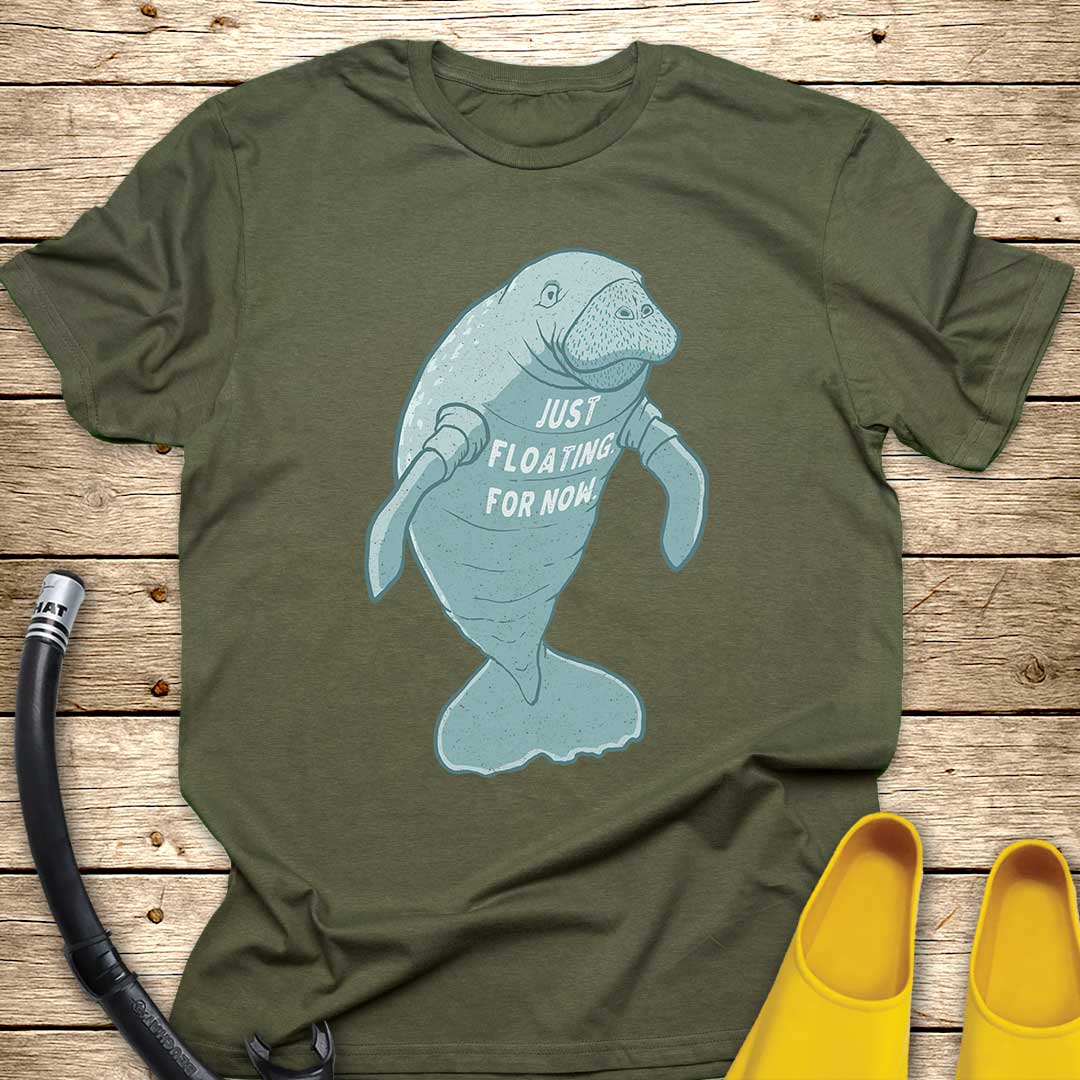 Floating Manatee T-Shirt
