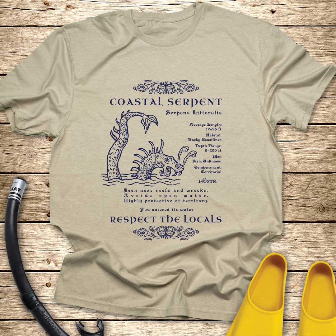 Coastal Serpent Sea Monster T-Shirt