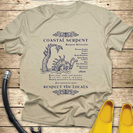 Coastal Serpent Sea Monster T-Shirt