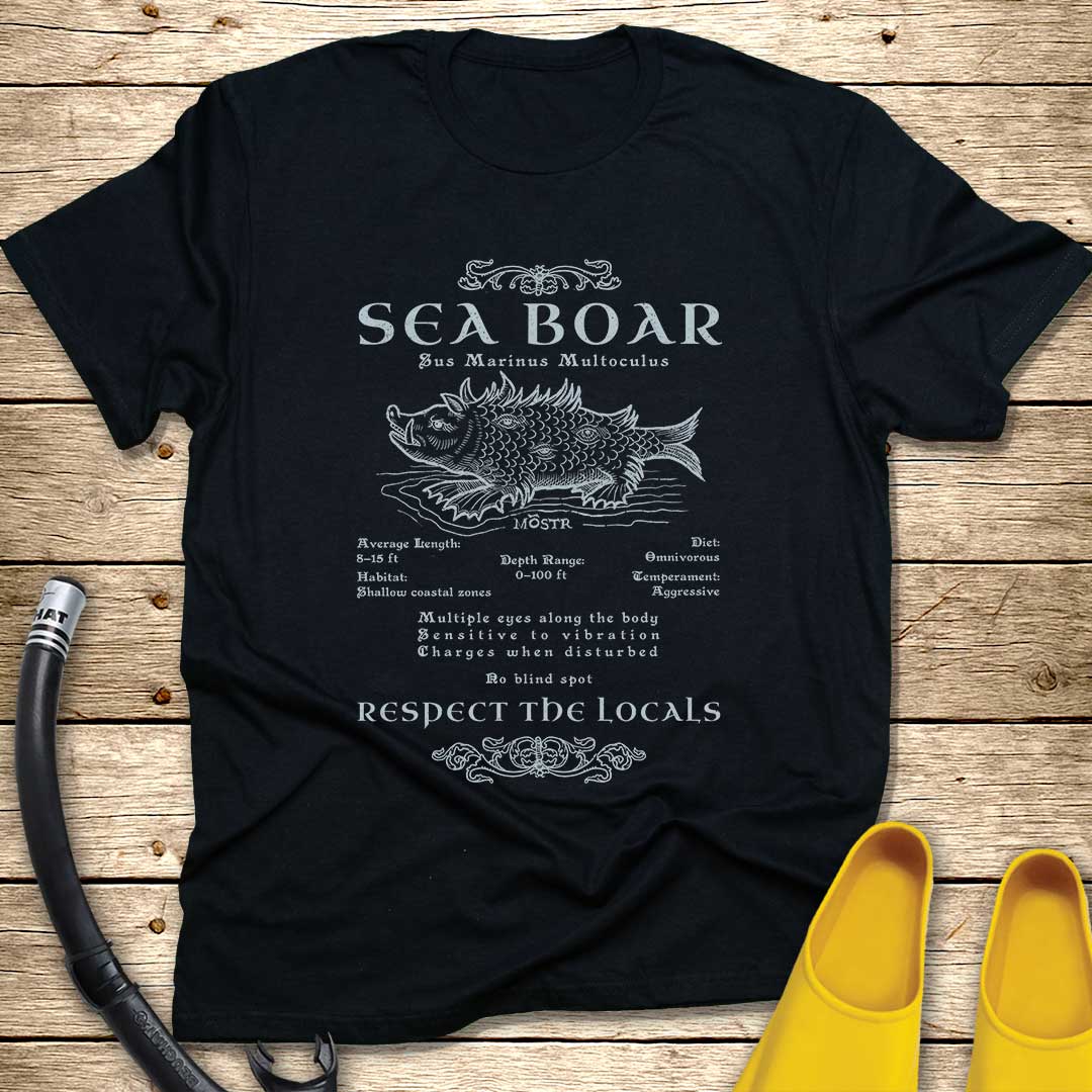 Sea Boar Sea Monster T-Shirt