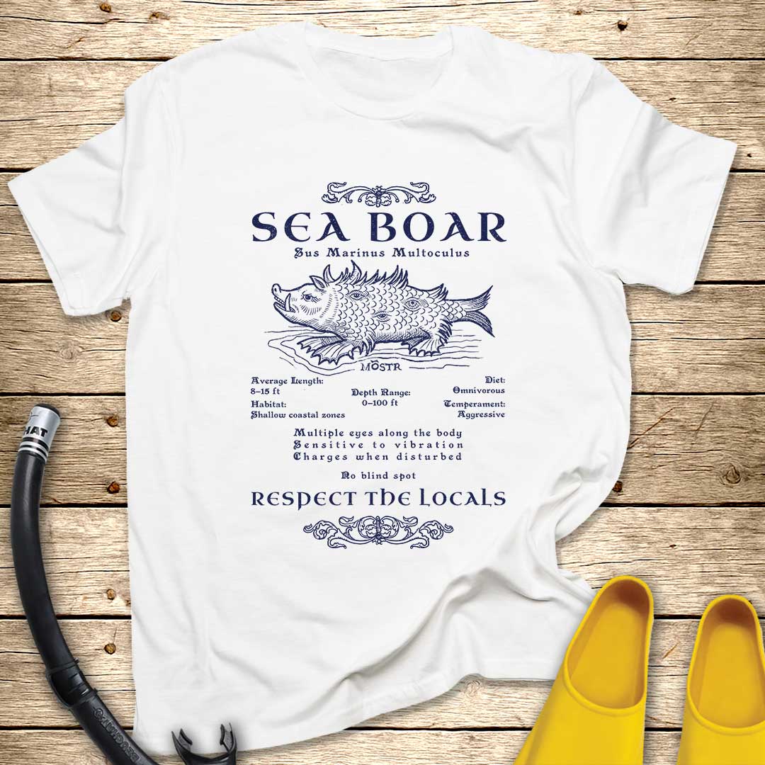 Sea Boar Sea Monster T-Shirt