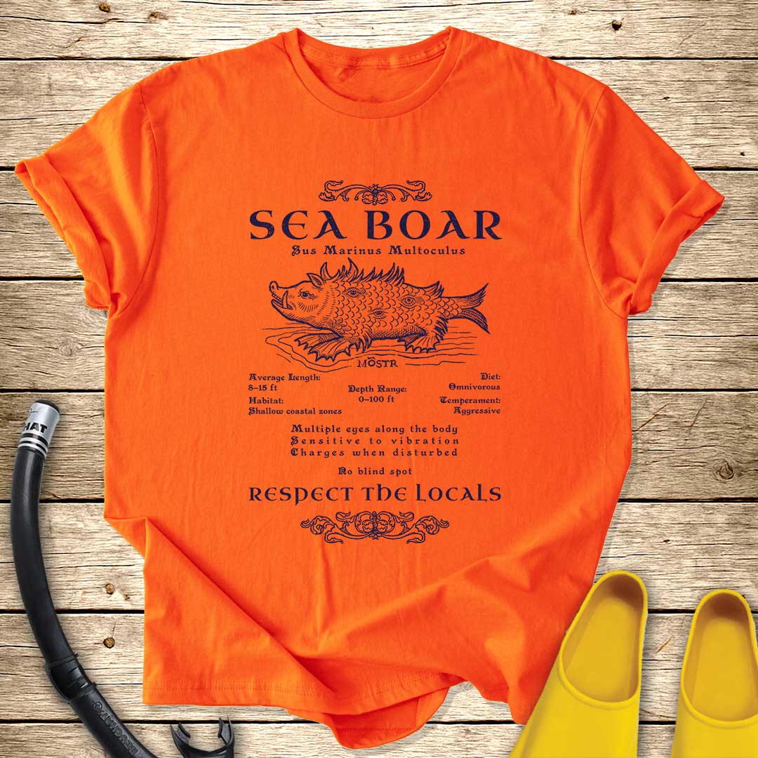 Sea Boar Sea Monster T-Shirt