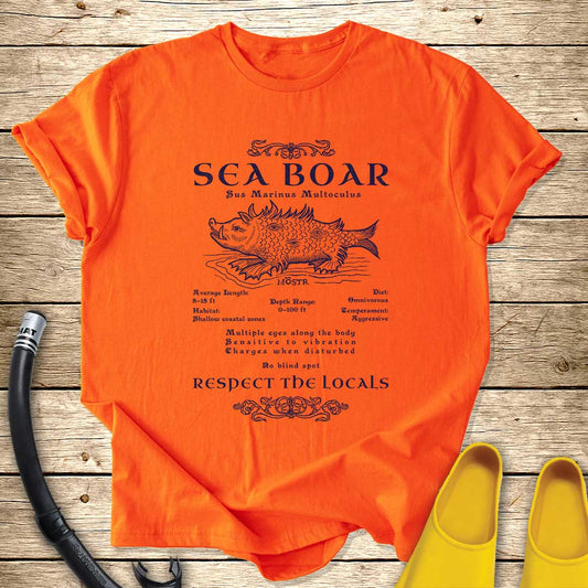 Sea Boar Sea Monster T-Shirt