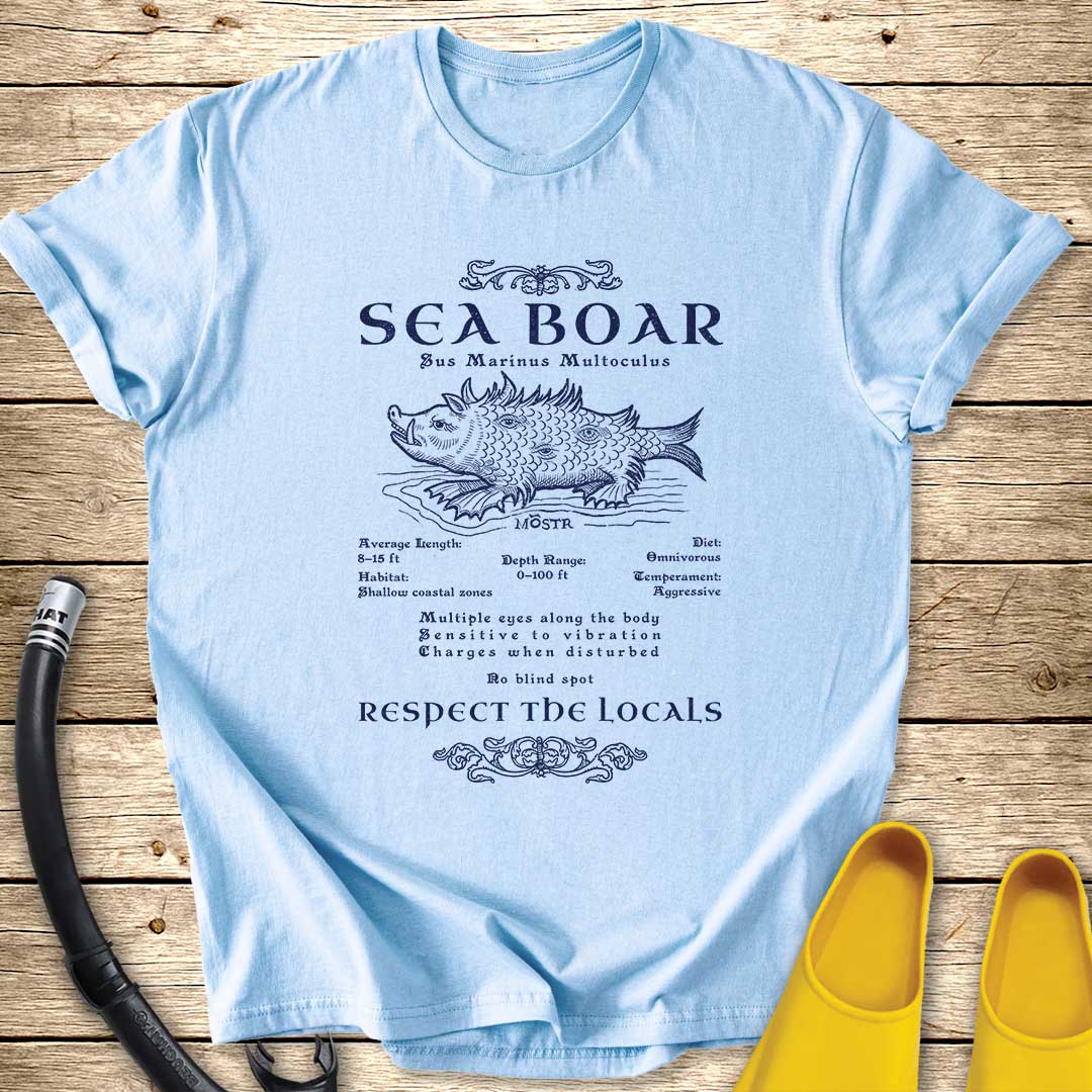Sea Boar Sea Monster T-Shirt