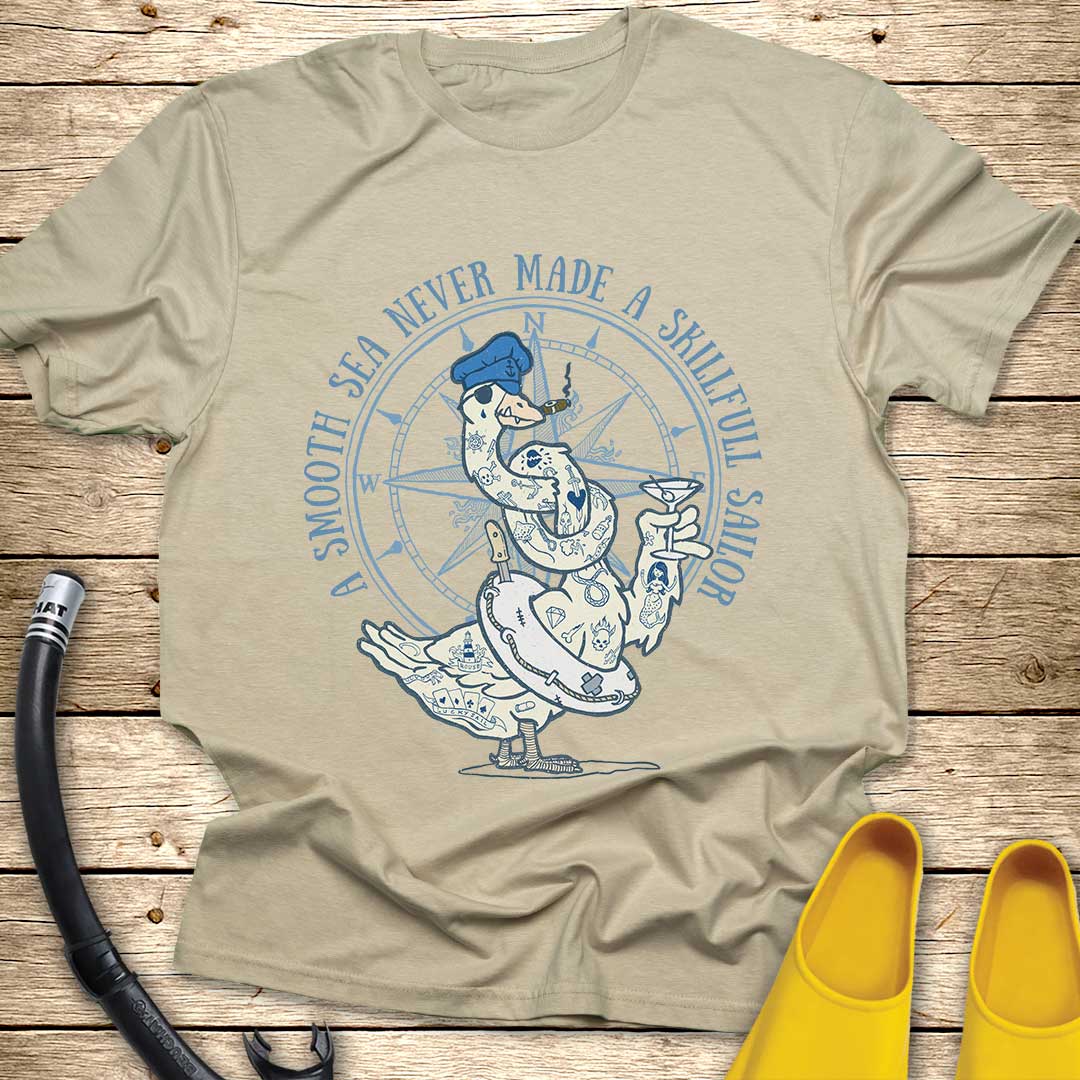 Smooth Sea Sailor Goose T-Shirt
