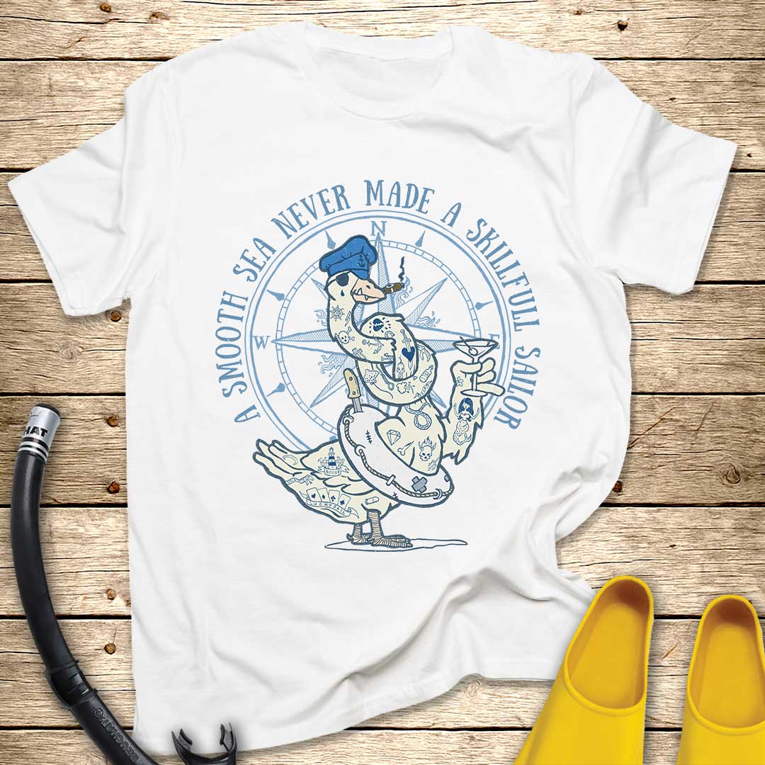 Smooth Sea Sailor Goose T-Shirt