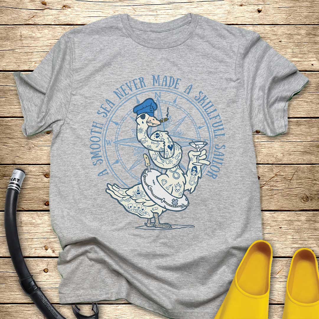 Smooth Sea Sailor Goose T-Shirt