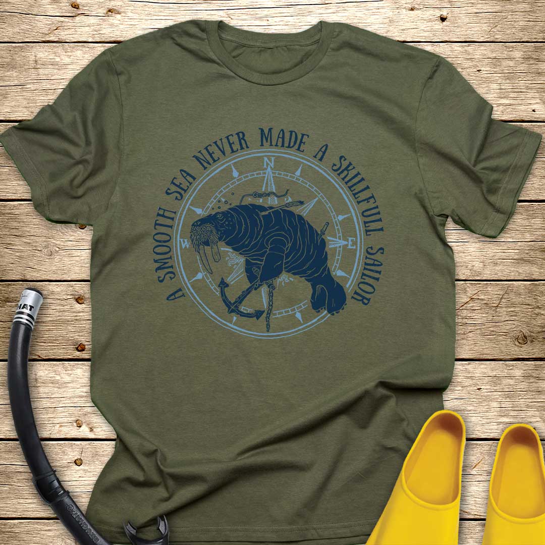 Smooth Sea Sailor Walrus T-Shirt