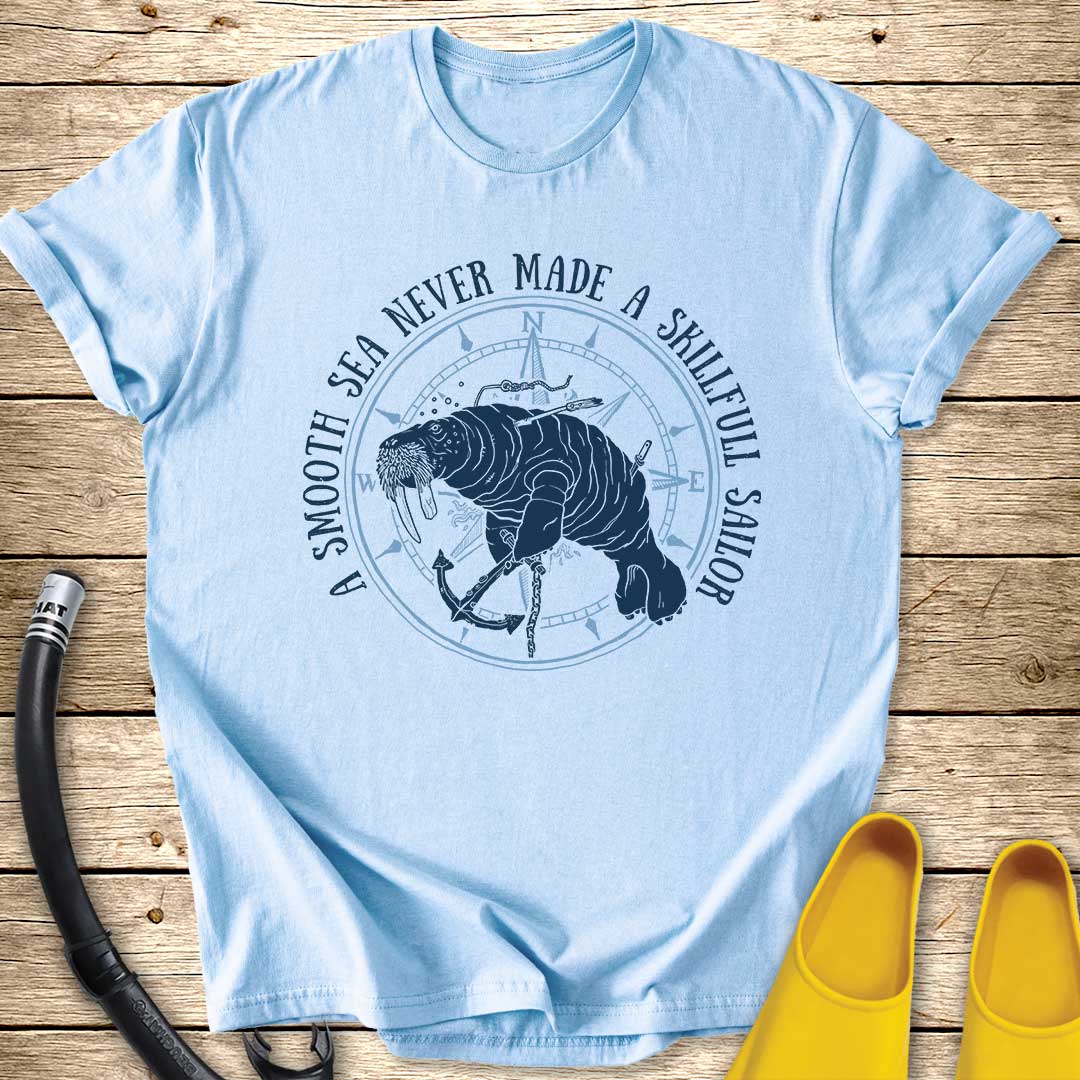 Smooth Sea Sailor Walrus T-Shirt