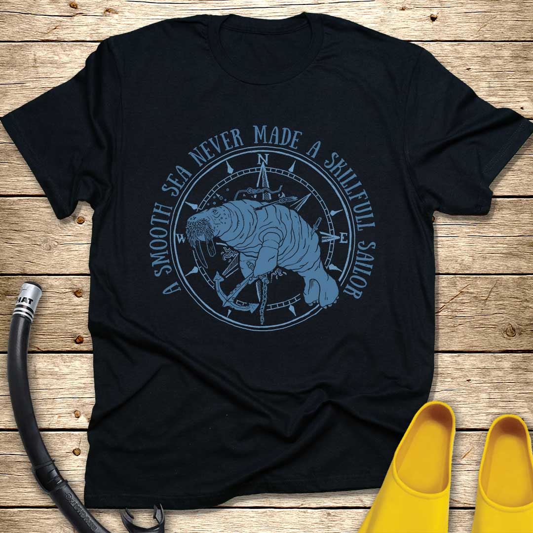 Smooth Sea Sailor Walrus T-Shirt