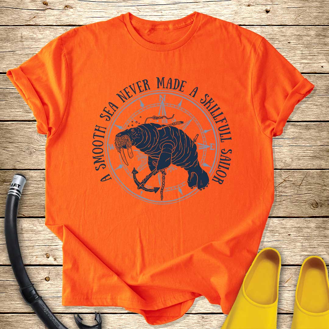 Smooth Sea Sailor Walrus T-Shirt