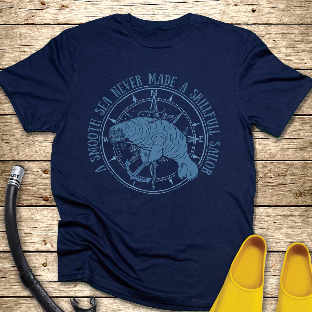 Smooth Sea Sailor Walrus T-Shirt