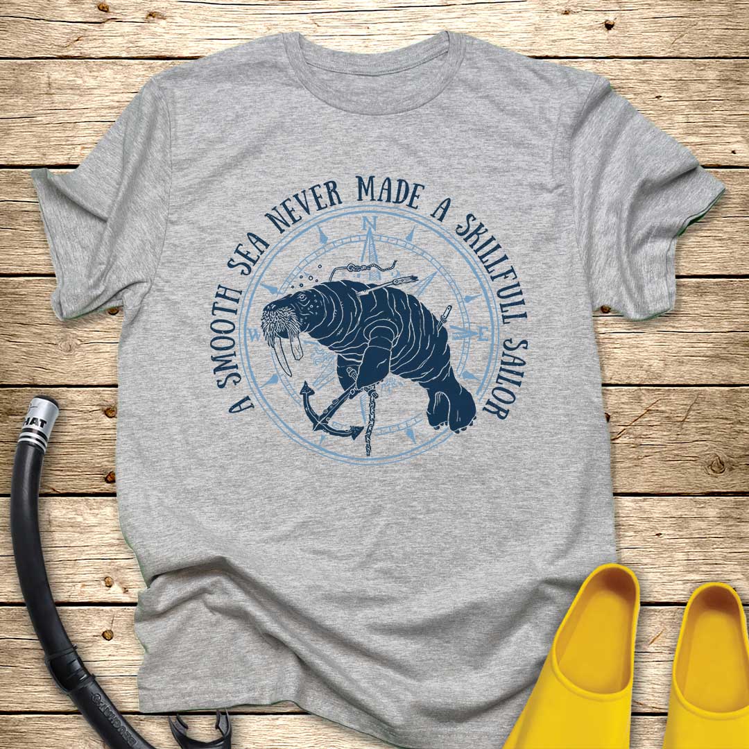 Smooth Sea Sailor Walrus T-Shirt