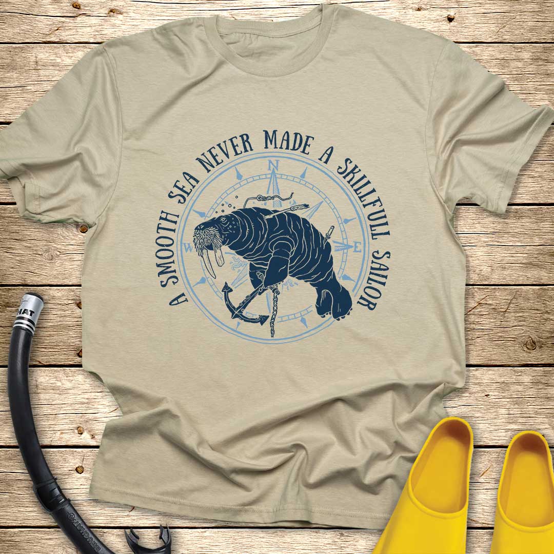 Smooth Sea Sailor Walrus T-Shirt