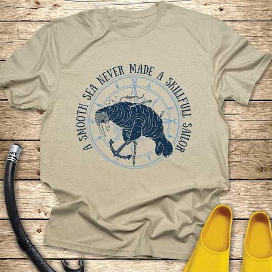 Smooth Sea Sailor Walrus T-Shirt