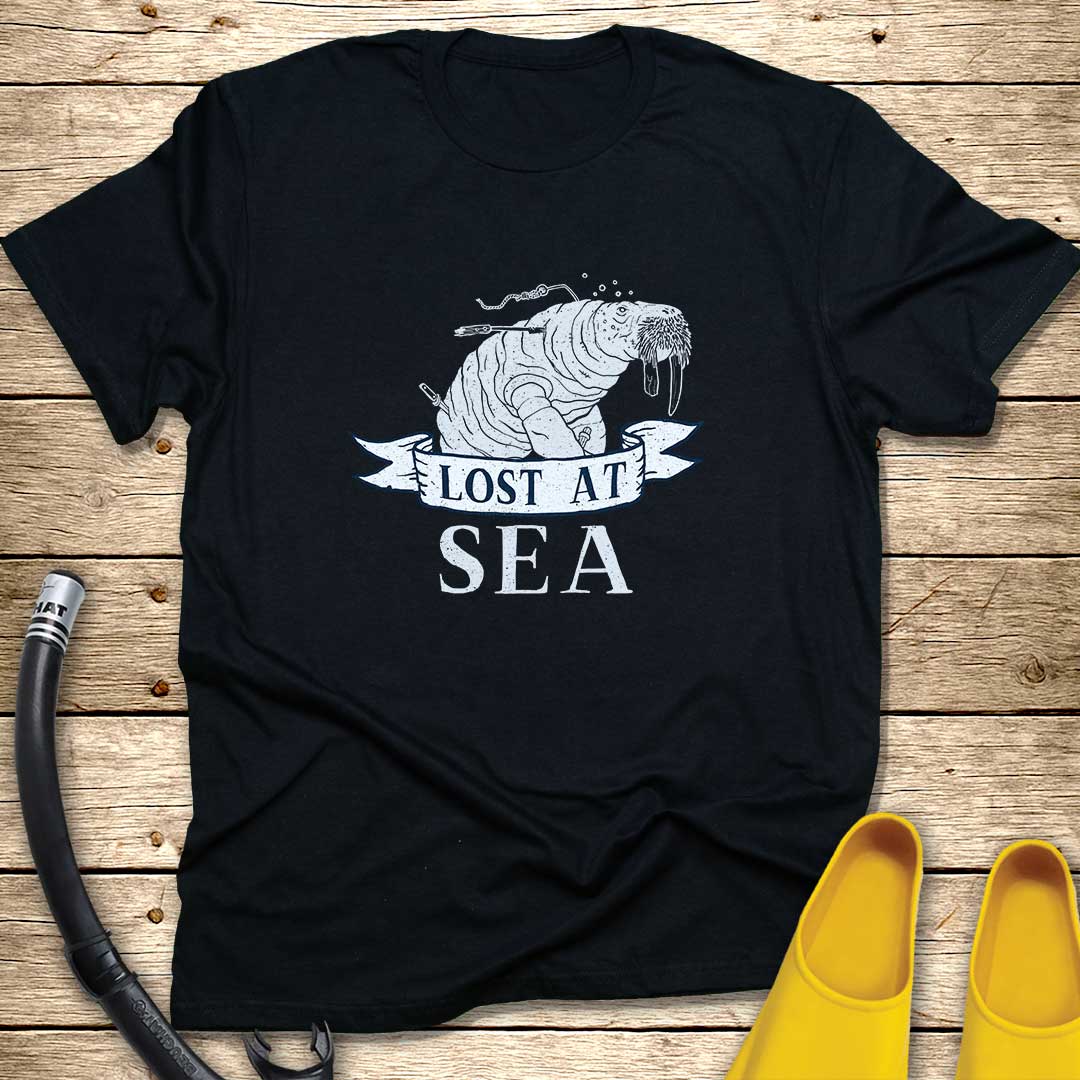 Lost At Sea Walrus T-Shirt