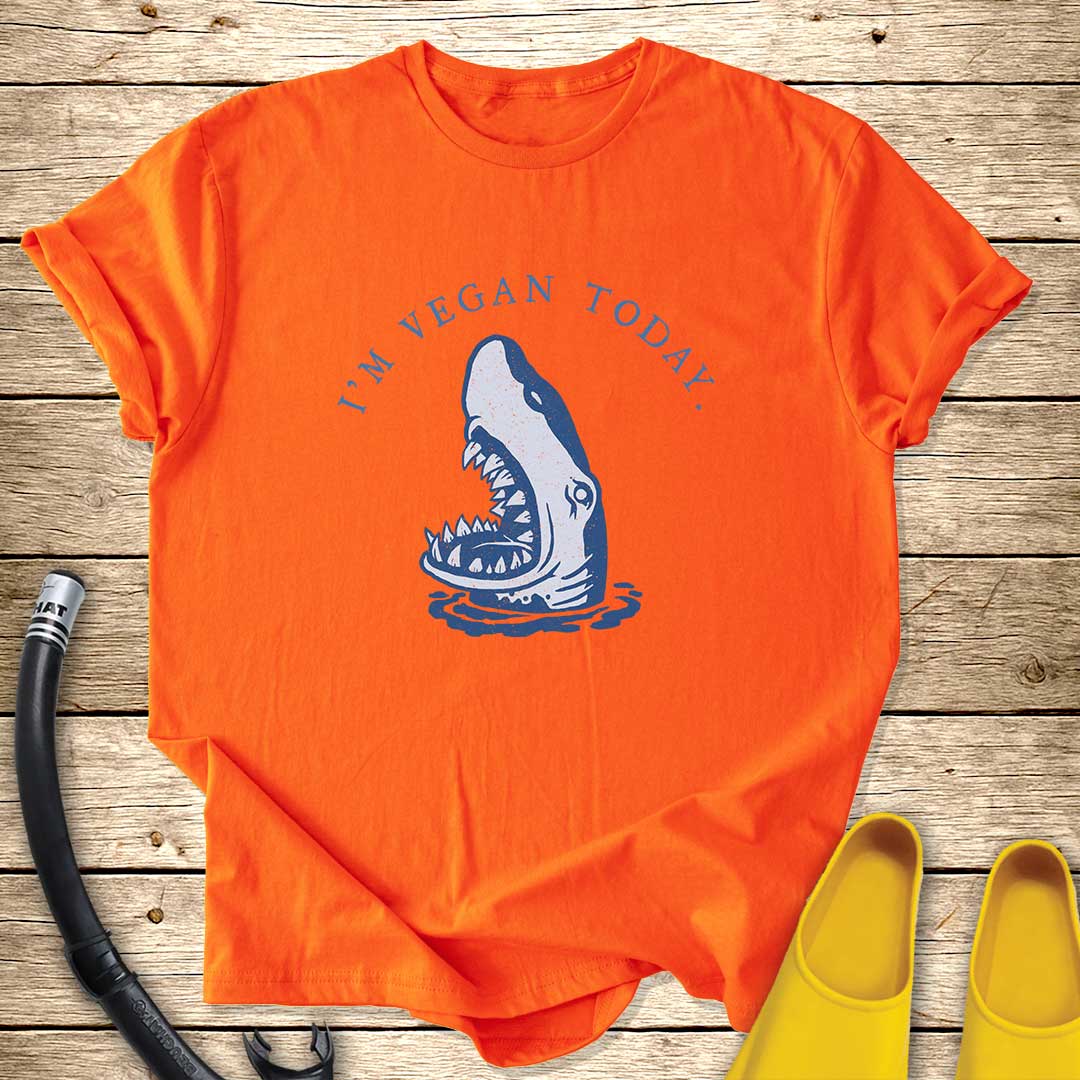 I'm Vegan Today Shark T-Shirt