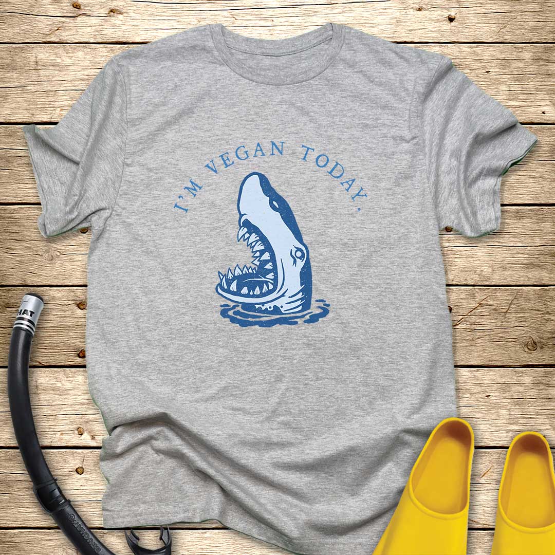 I'm Vegan Today Shark T-Shirt
