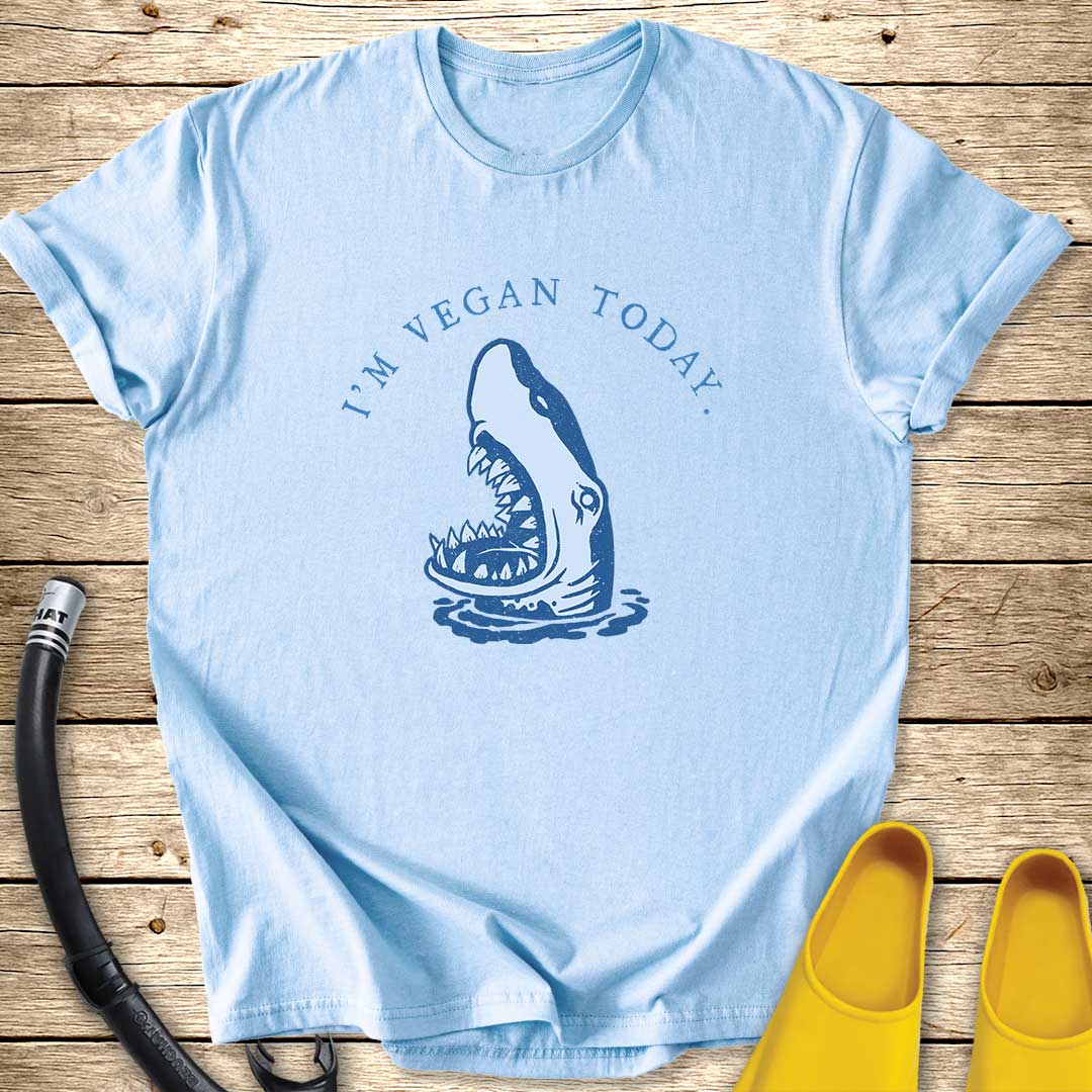 I'm Vegan Today Shark T-Shirt