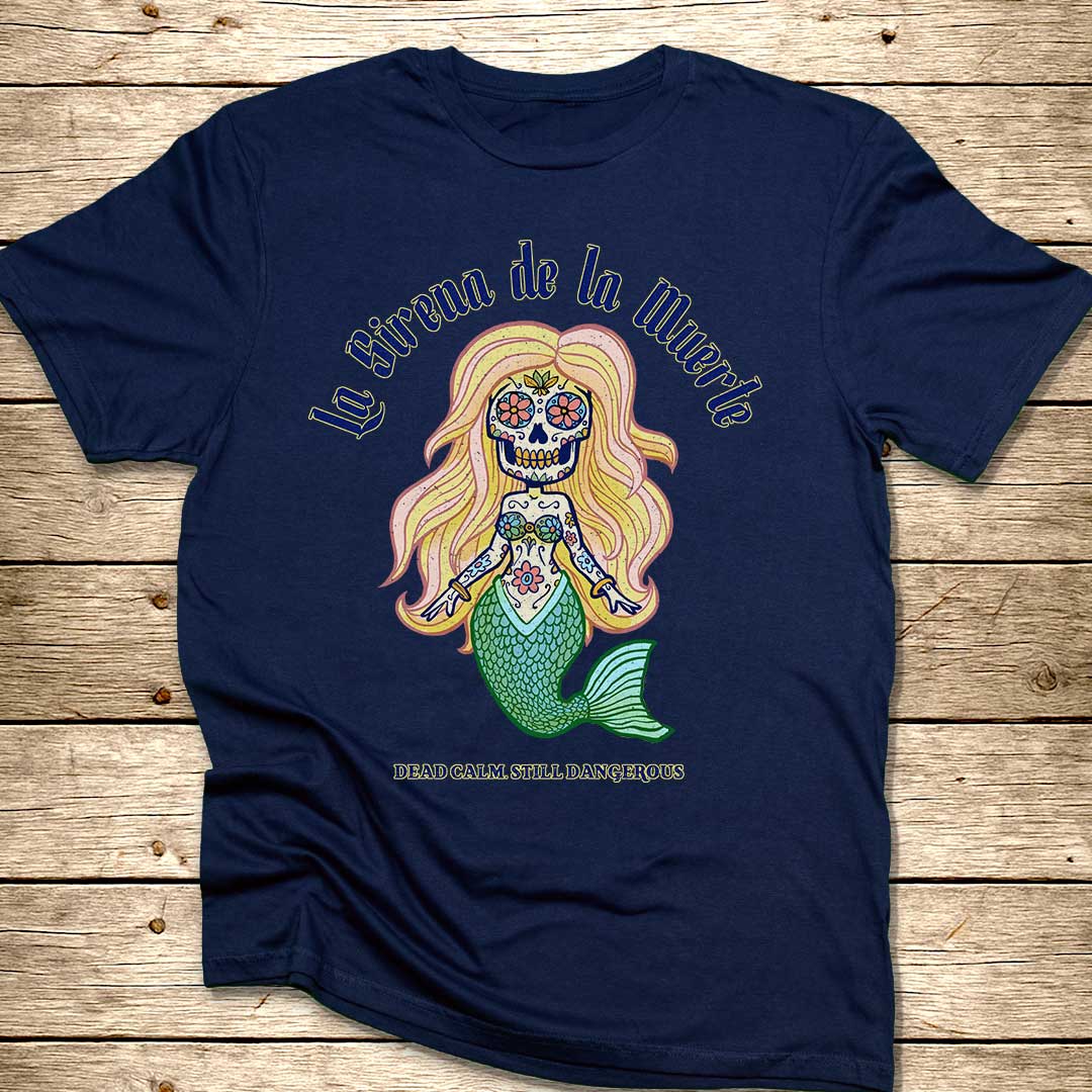 Mexican Skull Mermaid T-Shirt