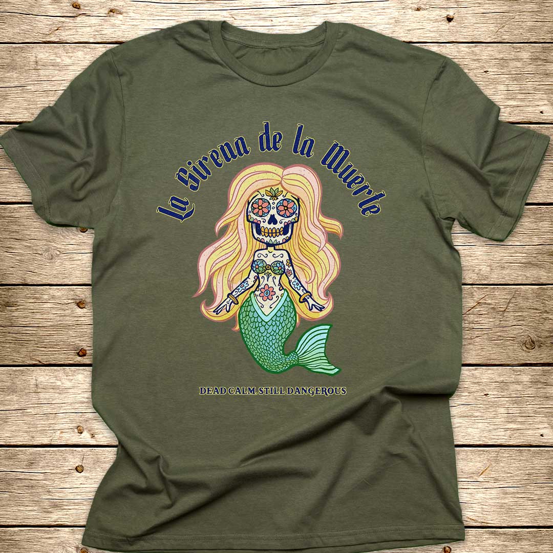 Mexican Skull Mermaid T-Shirt