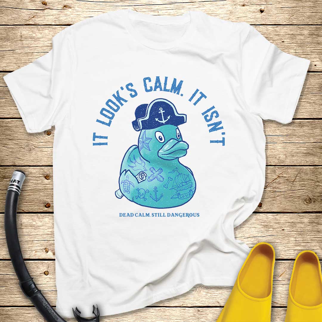 It Looks Calm. It Isn't. T-Shirt