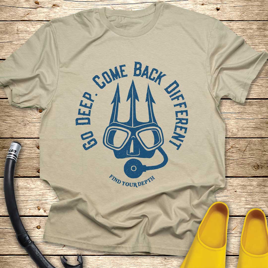 Go Deep Trident Mask T-Shirt