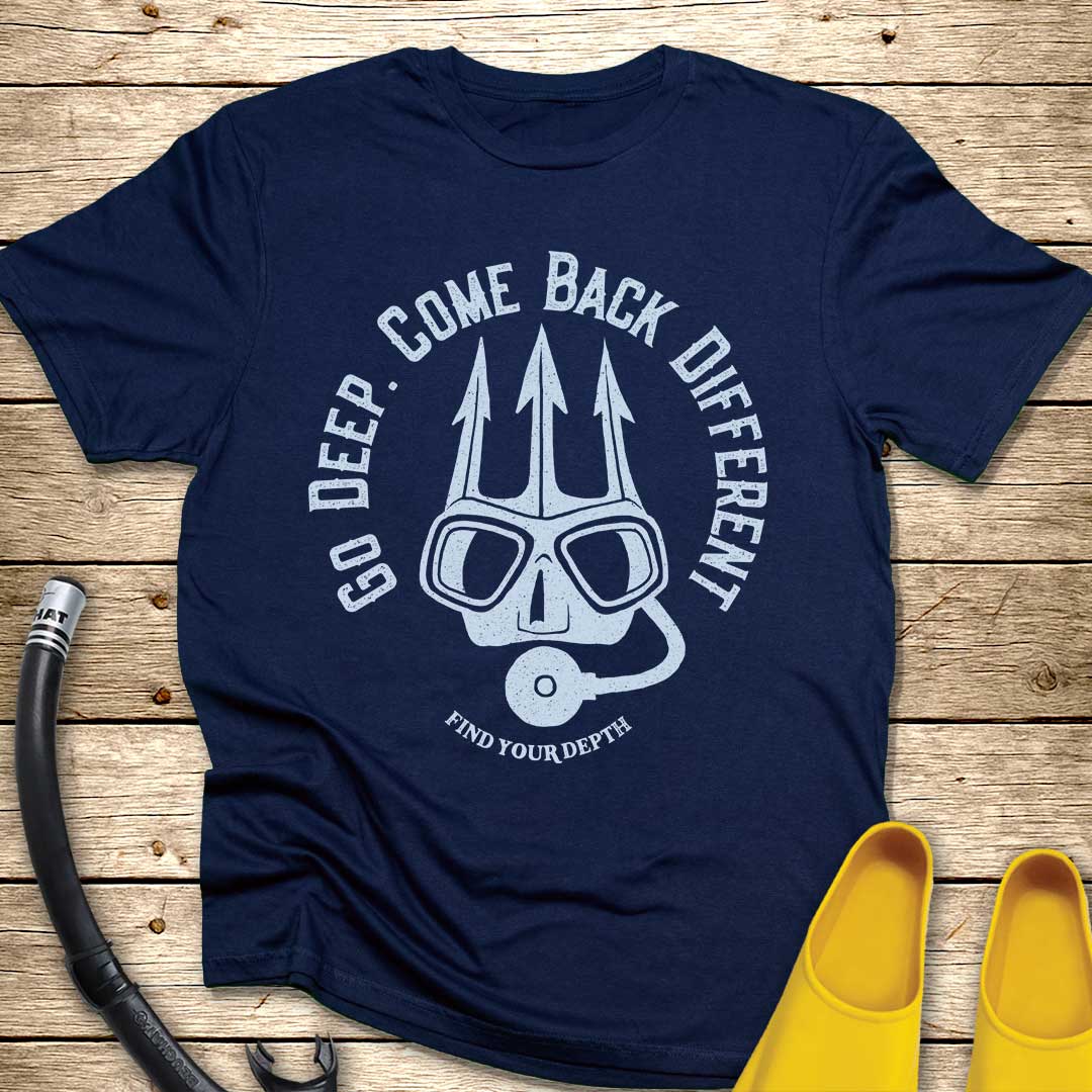 Go Deep Trident Mask T-Shirt