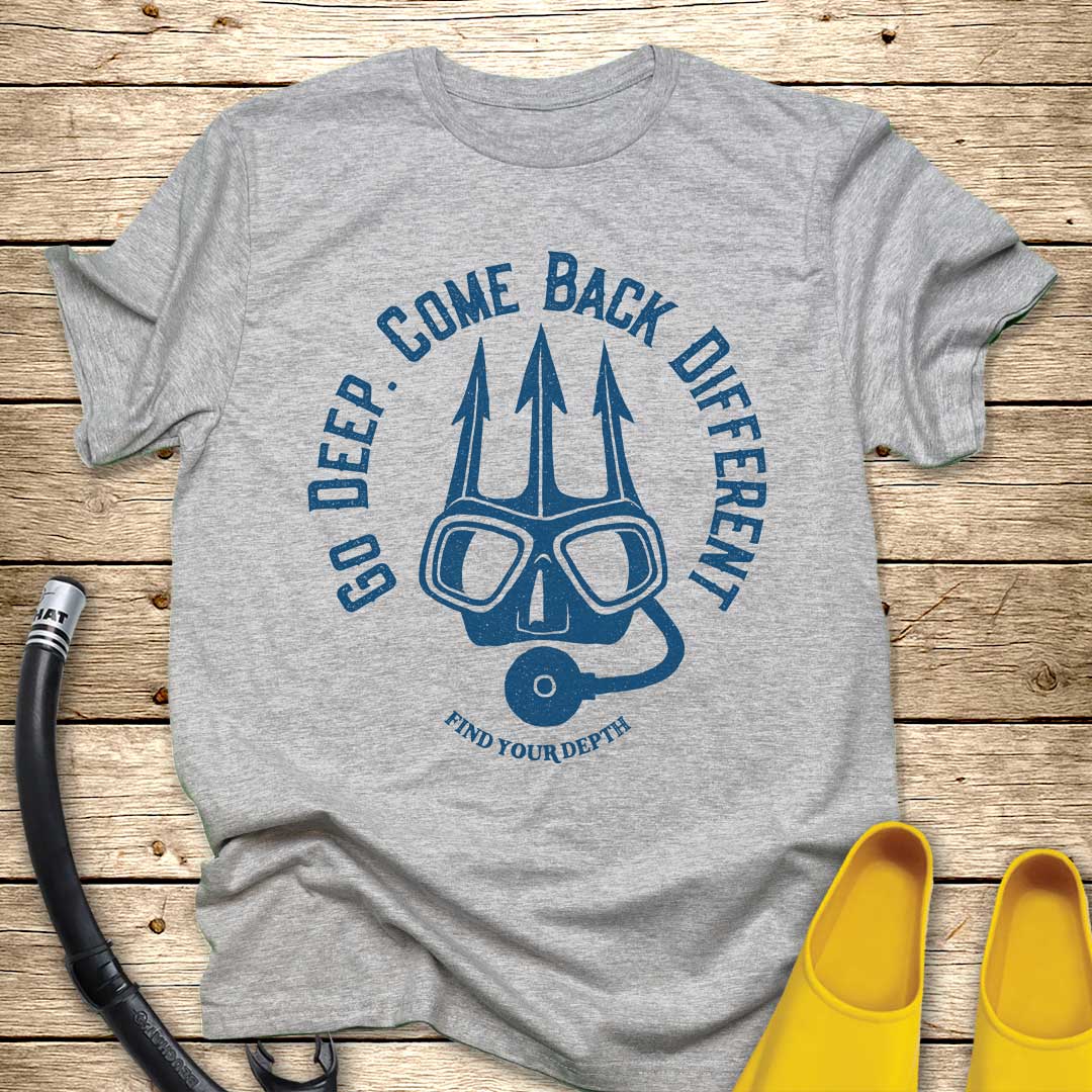 Go Deep Trident Mask T-Shirt