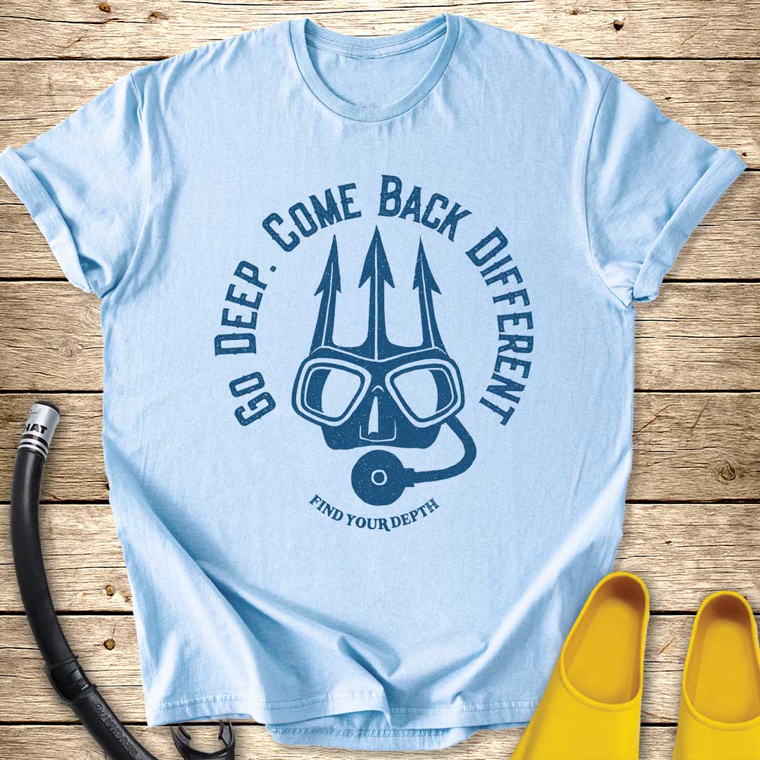 Go Deep Trident Mask T-Shirt