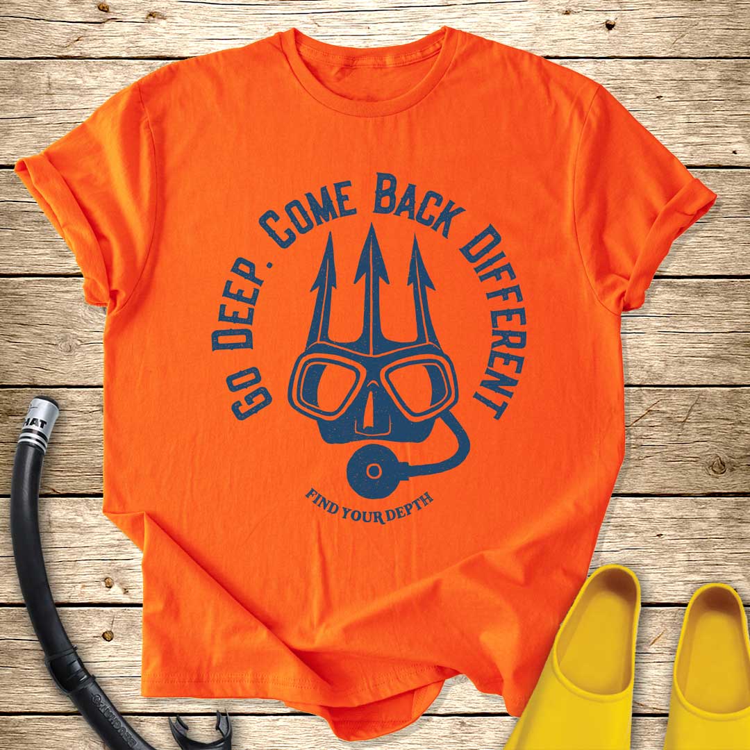 Go Deep Trident Mask T-Shirt