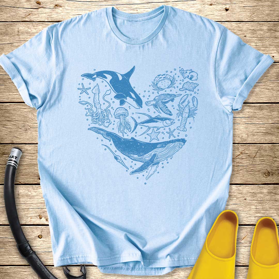 Ocean Heart T-Shirt