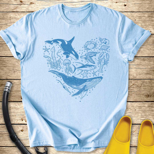 Ocean Heart T-Shirt