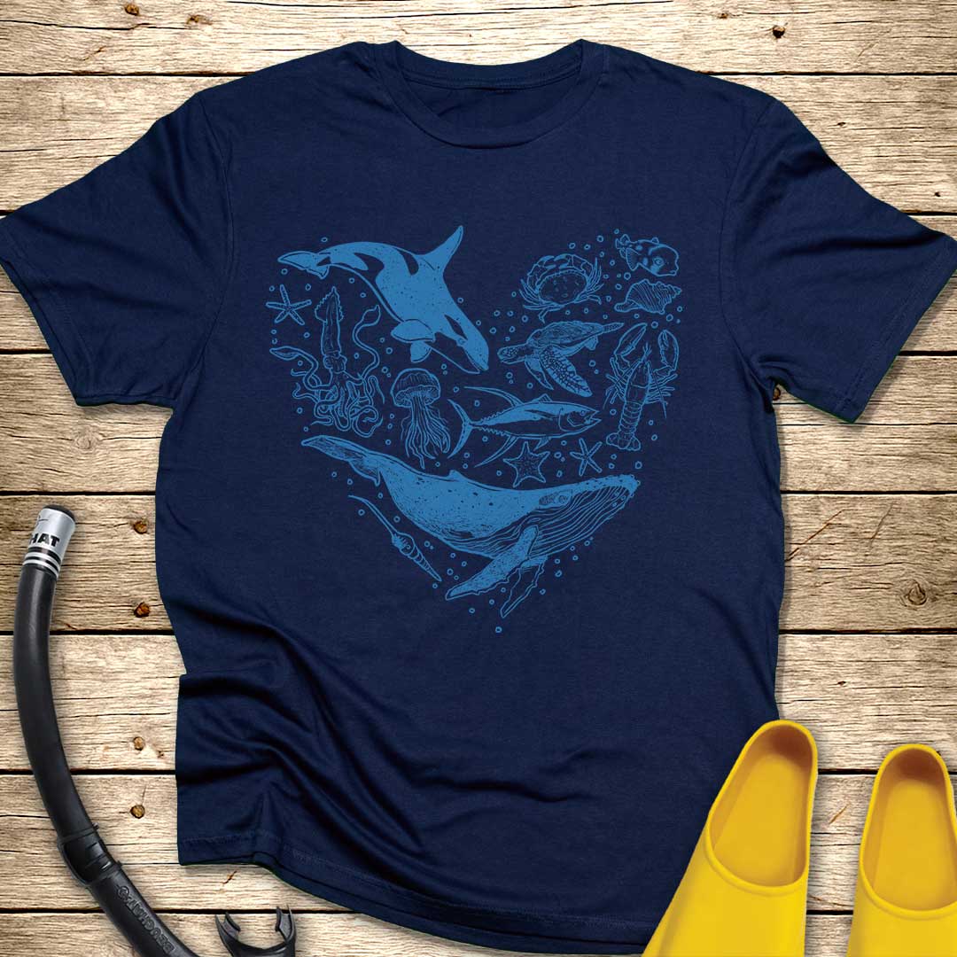 Ocean Heart T-Shirt