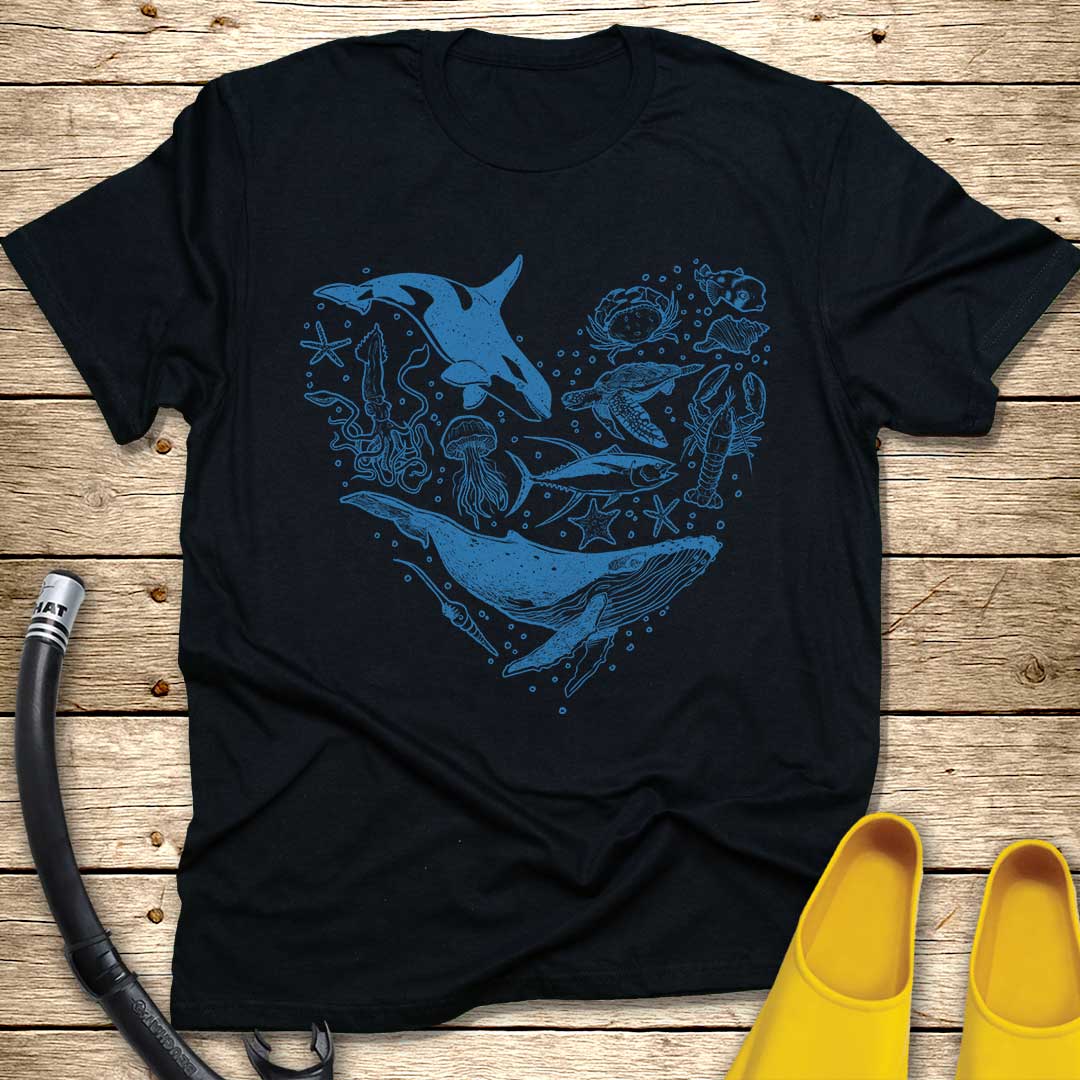 Ocean Heart T-Shirt