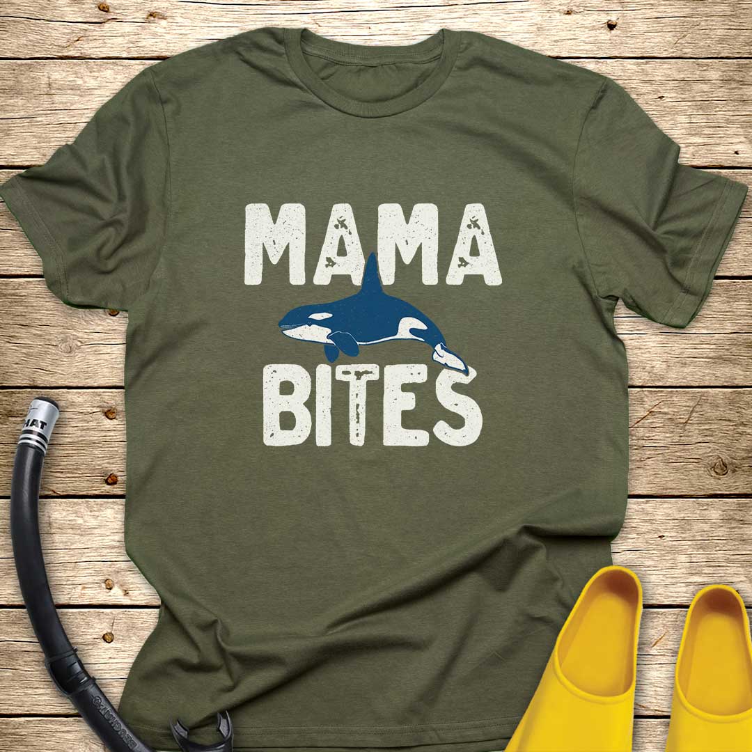 Mama Bites Orca T-Shirt