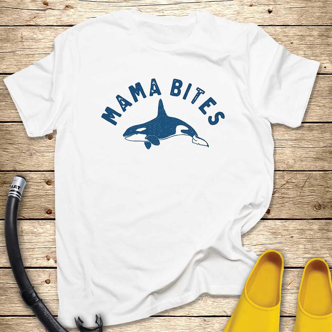 Mama Bites Killer Whale T-Shirt