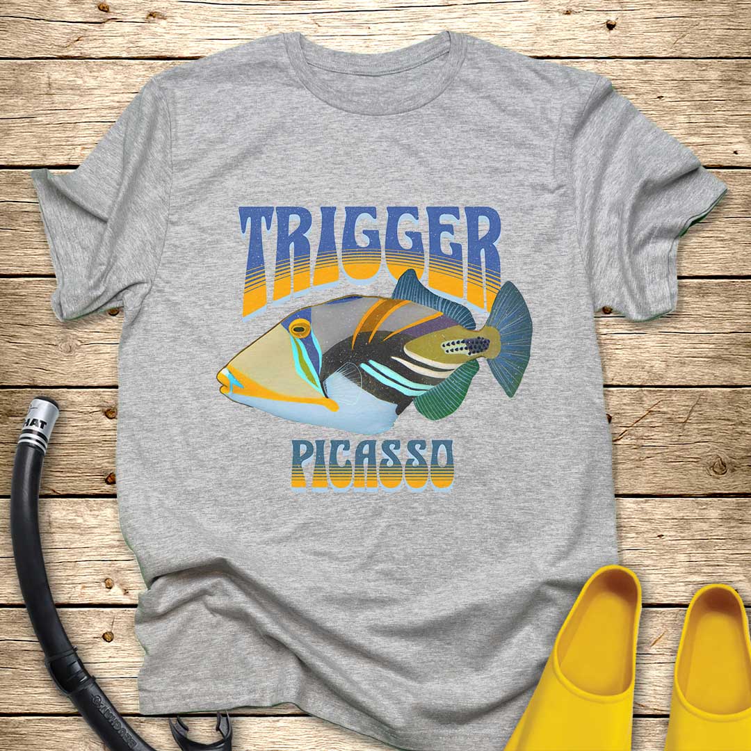 Trigger Picasso Fish T-Shirt