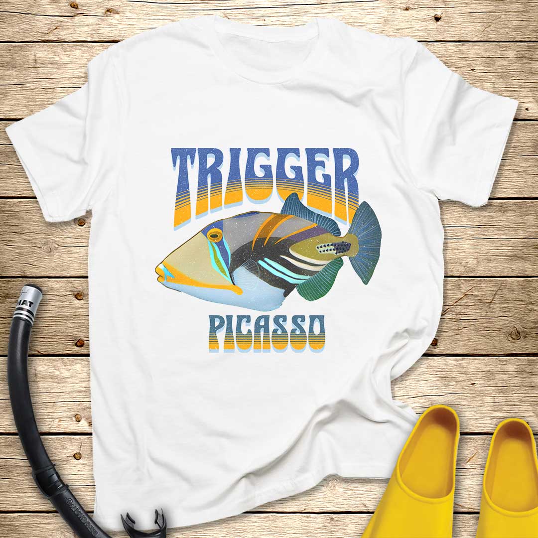 Trigger Picasso Fish T-Shirt